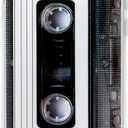 FAteam Case for Galaxy S10e Shockproof Scratchproof with TPU Soft Bumper Retro Cassette Tape Case Compatible with Samsung Galaxy S10e