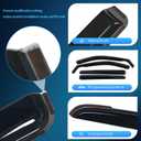 Nilight in Channel Rain Guards for Nissan Rogue S SV SL(Not fit Sport Model) 2014-2020 Original Window Deflectors, Vent Window Visors-4PCS