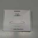 Coffee Mug Warmer for Desk, 50W Fast Heating Cup Warmer with Smart Display, 4 Temps & 12H Timer, Auto Shut Off for Tea, Milk, Hot Drinks - Wood Effect