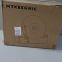 Vertical Automatic Record Player Bluetooth, MYKESONIC Belt Drive Vinyl Turntable, Magnetic AT-3600L Cartridge, Bluetooth in & Out, Hi-Fi Stereo Speakers, Aux in Headphone, RCA Out, Anti-Resonance