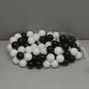 TRENDBOX Ball Pit Balls 100 - Macaron Colors Balls for Ball Pit, Play Tent Baby Playhouse Pool Birthday Party Decoration (F-Black&White)