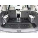 trunk mat & backrest mat for 2024-2025 hyundai santa fe - custom fit pu leather cargo liner & backrest & side mats protector- all weather trunk mats for hyundai santa fe 2024-2025