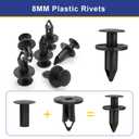45PCS Universal Automotive Clip - Fender Clips, Fender Liner Clips, Engine Splash Guard Bolts, Splash Shield Guard Under Car Bolts - Compatible with Most Vehicle Brands
