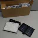 SUPERDANNY Solar Outdoor Flood Lights with 113 Bright LEDs, Motion Sensor Dusk to Dawn Outside Flood Lights with 16ft Cable IP65 Waterproof, Security Light for Garden Barn Porch 4 Pack