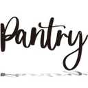 Pantry Sign Black