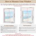SERLMWNT No Drill Cordless Cellular Shades, Light Filtering Honeycomb Blinds, Thermal Insulated & Noise Reducing Window Coverings for Bedroom, Kitchen, Living Room,White,34" W48" H