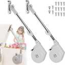 2 Pack | Soft Close Hinges for Toy Boxes, Wooden Chests, Cedar Storage, Trunks & Benches | Tension Adjustable Slow Down Chest Hinges | Also for Lift up Flip Doors.