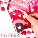 2 x AOWDIAO Valentines Day Decorations 107 Pcs Valentines Window Clings Double Sided Holiday Window Stickers Decor