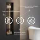 Sweetcrispy 36“ x 36” LED Bathroom Mirror, Smart Lighted Vanity Mirror for the Bathroom with Lights and 3 Color Temperatures, Anti-Fog, Dimmable, Memory Function