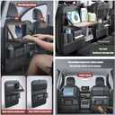 2 Pack - Back Seat Car Organizer, Car Organizerr, Back Seat Organizer, Seat Organizer, Car Organizer and Storage Box, Back of Seat Car Organizer, Seat Back Organizer.