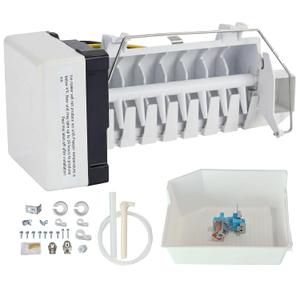 2026 Upgraded WPW10715708 Refrigerator Ice Maker Assembly, 115V 60Hz 185W, Compatible with Whirlpool Maytag Kenmore, Replaces W11729596 AP7244933 IMKIT94