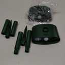 2 Pack Outdoor Solar Animal Repeller - Ultrasonic & Strobe Light, Deterrent for Cats, Dogs