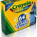 2 x Crayola Ultra Clean Washable Crayons, Built in Sharpener, 64 Count, Kids at Home Activities