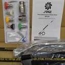 janz Aluminum 24 FT Telescoping Pressure Washer Wand with Pressure Washer Extension Wand,Gutter Cleaner Attachment, 5 Spray Nozzle Tips, 2 Hose Inlet Adapters and Support Harness, 0.73 cubic feet