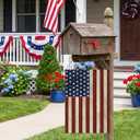 2 x Artscope 4th of July Garden Flag 12x18 Inch Double Sided for Outside, Patriotic Memorial Day Independence Day American Flag for Holiday Yard Outdoor Decoration