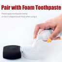 Automatic Toothbrush for Adults Ultrasonic Toothbrush with Soft Bristles Rechargeable Portable 30'' Automatic Timer Wireless Charging Washable Dual-Use for Travel Home (Black)