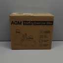 Folding Pedal Exerciser, Mini Under Desk Bike - Portable Foot Hand Cycle Peddler Machine Bicycle Exerciser for Arm Leg While Sitting (Silver)