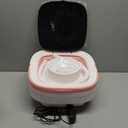 Portable Washing Machine - 16L Mini Foldable Washer with Spin Basket, 3 Cleaning Modes & Deep Cleaning for Small Clothes, Collapsible Laundry for Apartment, Home, Hotel and Travel (Pink)