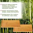 10PCS Mini Bamboo Display Trays - 7"x3.4" Small Decorative Bamboo Trays for Vanity, Plants, Candles, Keys, Soap, Jewelry, Tealight - Not for Serving Heavy Food
