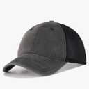 Vinatge Washed Snapback Baseball Cap for Men Women