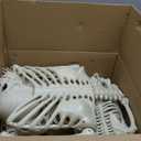 UMEELR Halloween Life Size Skeleton, 5.4ft & 3ft Full Body Poseable Skeleton with Movable Joints for Halloween Outdoor Graveyard Haunted House Party Prop Decoration