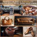 Vigorder Brown Leather Repair Kit for Furniture, Leather Couch Repair Kit for Furniture, Sofa, Jacket, Purse – Super Easy Instructions to Fix Scratches, Tears, Holes, and Peeling