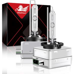 WinPower 35W D3S HID Xenon Headlight Replacement Bulbs 6000K, Pack of 2
