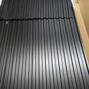 Art3d 2 Wood Slat Acoustic Panels for Wall and Ceiling - 3D Fluted Sound Absorbing Panel with Wood Finish - Matte Black