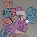 12 Pcs Flower Scissors, Stainless Steel Floral Shears Fresh Flowers Stem Scissors Garden Plant Pruning Shears for Flower Arrangement Branches and Leaves Trimming (Pink, Blue, Purple)