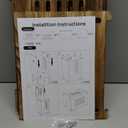 Wooden Router Storage Box - Decorative Wall-Mountable Modem Shelf for Home Organization, Dark Oak, Easy to Install, Cable Management System for up to 11" Tall Routersundefined