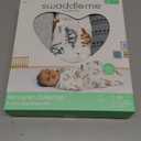 SwaddleMe by Ingenuity Monogram Collection Baby Swaddle, 100% Cotton, Improves Sleep & Calms Startle Reflex, 0-3 Months, Pocket Fold Design for Easy Changes, 1.0 TOG, 3-Pack - Dino Mite