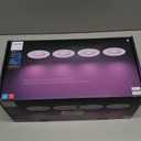 Philips Hue Smart Recessed 5/6 Inch LED Downlight 4 Pack, White and Color Ambiance Color-Changing Light, 1100LM, Control with Hue App, Compatible with Alexa, Google Assistant and Apple HomeKit