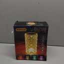 2Pack Crystal Table Lamp (Touch & Remote), 4 Modes 16 Color Changing Night Light, Rechargeable, Dimmable, RGB Rose Diamond Mood Lighting, Protable Cordless Desk Lamp for Bedroom Living Room Party