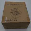 Foot Spa,Foot Bath Massager with Tea Tree Oil Foot Soak with Epsom Salt - with Heat, Bubbles and Vibration,Red Light,Medicine Box Digital Temperature Control 8 Acupressure Massage Points (White/Black)