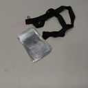 Name Tags Lanyard Badge Holder Pairs (Set of 50, Black): Woven Round Lanyard & Horizontal Sealable Waterproof Clear Plastic ID Card Name