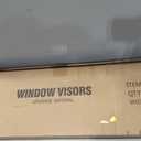 Rain Guards for Ram ProMaster 2014-2025, Out-Channel Window Visor Shields Vent Deflector Shade Wind Dark Smoke 2015 2016 2017 2018 2019 2020 2021 2022 2023 2024, Tape-On Outside-Mount, 4PCS