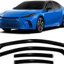 2025 2026 in-Channel Rain Guards for Toyota Camry Side Window Visor Deflectors LE SE XLE XSE