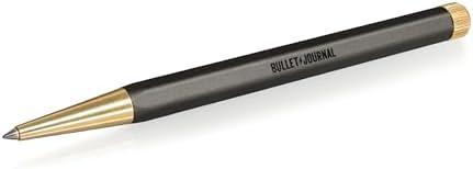 LEUCHTTURM1917 - Official Bullet Journal Writing Pen Special Edition Drehgriffel Built for BuJo - Gel Pen Stylus with Black Ink Included (Black)