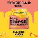 Ninja Thirsti Flavored Water Drops, FRUITI CHILL+ Peach Mango, Bold Fruit Flavor with Caffeine,Sparkling or Still, Zero Calories, Zero Sugar, Makes 17, 12oz drinks, 3 Pack, WCFPCMGAM