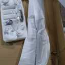 OGONBRICK Shower Door Frameless 56-60 in. W x 75 in. H Sliding Shower Glass Doors for Bathroom 1/4 inch Tempered Clear Glass Door for Walk-in Shower Matte Black Hardwares