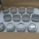TANGLONG Mason Jar Cups, Mason Jars With Handle And Lids, Drinking Glasses Cups, Glass Mugs with Handles 16 oz –12 Pack
