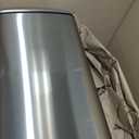SONGMICS Kitchen Trash Can, 8-Gallon (30 L) Trash Bin, Stainless Steel Garbage Can, with Inner Bucket, Soft Close and Stays Open, Metallic Silver ULTB593E01