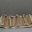 YDR 4-in-1 Travel Makeup Bag with Detachable Pouches, Hanging Toiletry Organizer, Large Capacity Waterproof PU Cosmetic Bag for Women (4 separate-White)