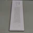 Seenda Rechargeable Wireless Keyboard Mouse, Ultra Thin Low Profile Wireless Keyboard and Mouse with Number Pad, Quiet Portable Combo Compatible for Windows XP/7/8/10/11/11 Pro, Black and Grey