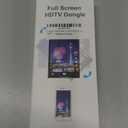 4K Wireless Display Adapter,4k Screen mirroring Adapter for tv for i-OS/Android/Windows/i-Phone/Tablet L-aptop to H-DTV Monitor Projector, Support Air-Play DLNA Miracast (Matte Black)