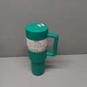 Simple Modern 40 oz Trek Tumbler with Handle and Lid | Cup Holder Friendly Insulated Stainless Steel Travel Mug | Basil