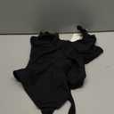 FeelinGirl Shapewear Bodysuits for Women Tummy Control Body Suits Deep V Neck Thong Body Shaper (Medium, Black)