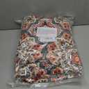 UKELER Flannel Sherpa Throws 60'' x 50', Cute Floral Design Soft Plush Flannel Blanket Throws for Bed/Couch/Sofa/Office/Camping