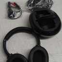 iLive Electronics Radio Frequency Wireless Headphones with Transmitter/Charging Dock, Black (IAHRF79B)