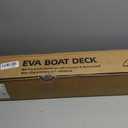 FOCEAN Boat Flooring EVA Foam Boat Decking Self-Adhesive Marine Mat for Motorboats Jon Boats Kayak Bass Boat Garden Floor, Dark Gray With Black Lines, 94.5"L x 47.2"W x 0.2"Th